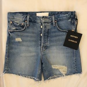 MOTHER denim cut off shorts - NWT!
